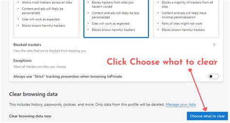 how to clear in browser storage.
